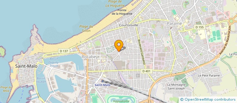 localisation de l'entreprise COLLET MARCHAND  SAINT-MALO