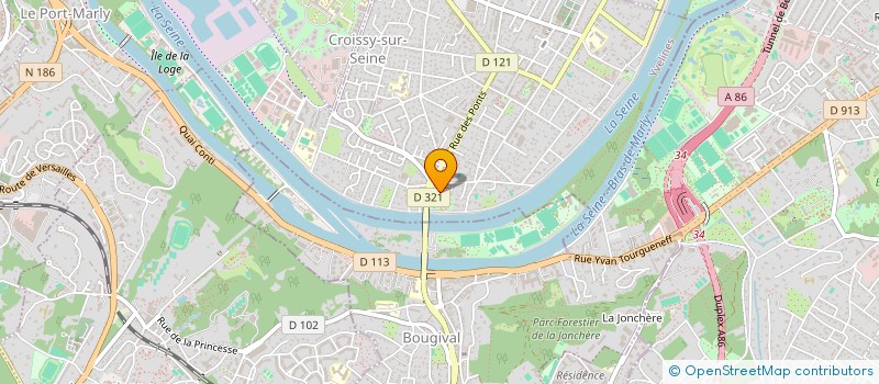 localisation de l'entreprise COLLET MONTE  CROISSY-SUR-SEINE