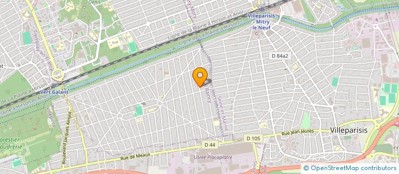 localisation de l'entreprise COLLET RACING TEAM  (CRT)  TREMBLAY-EN-FRANCE