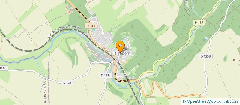 localisation de l'entreprise COLLET V  PIERREPONT