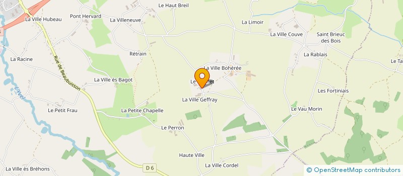 localisation de l'entreprise COLLETTE à MERDRIGNAC