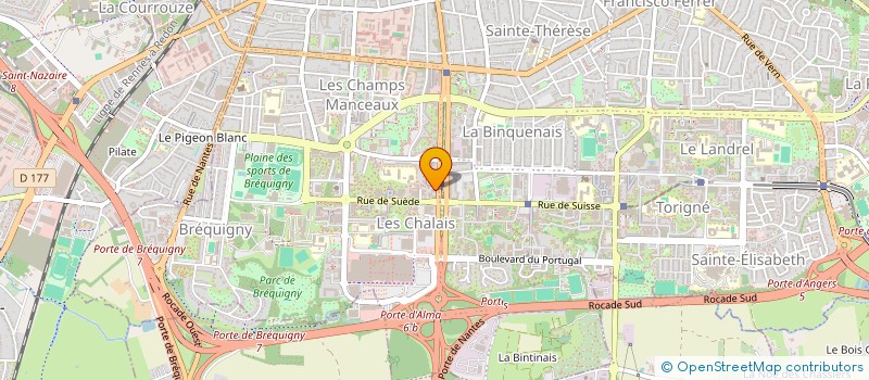 localisation de l'entreprise COLLEU-GASTINEAU  RENNES