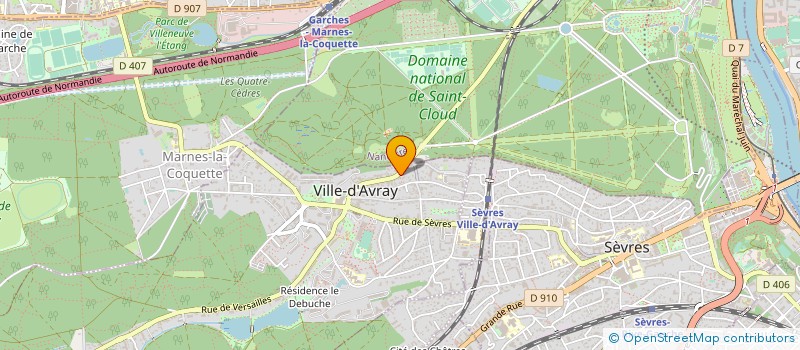 localisation de l'entreprise COLLIANO  VILLE-D'AVRAY