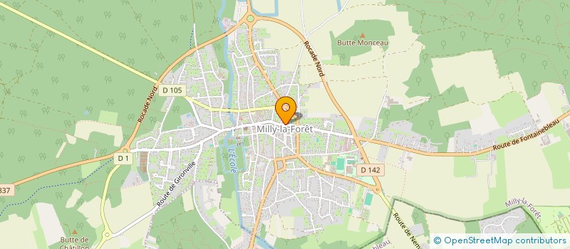 localisation de l'entreprise COLLIANO  MILLY-LA-FORET