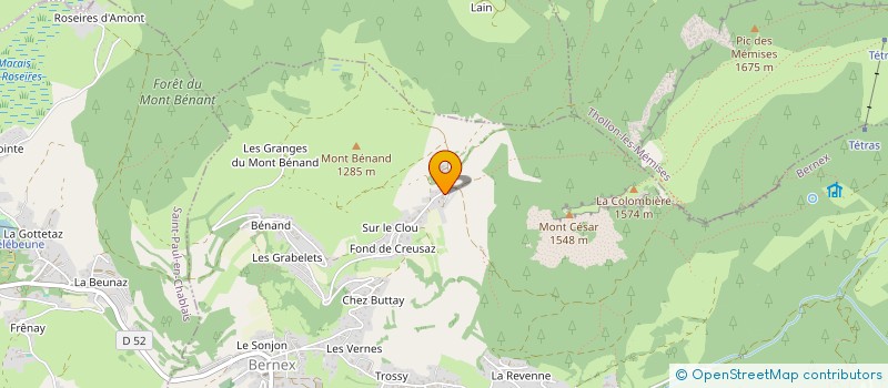 localisation de l'entreprise COLLIARD FRERES  BERNEX