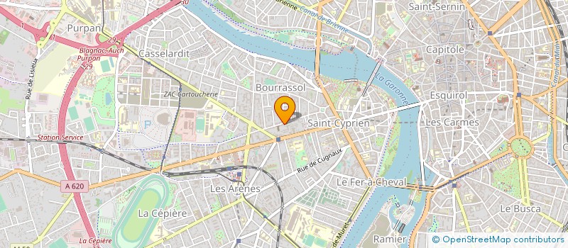 localisation de l'entreprise COLLIAUX à TOULOUSE