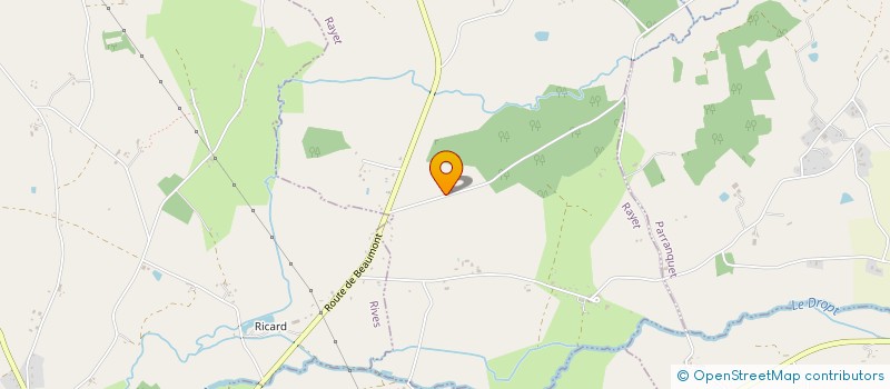 localisation de l'entreprise COLLIE PAYSAGE  RAYET