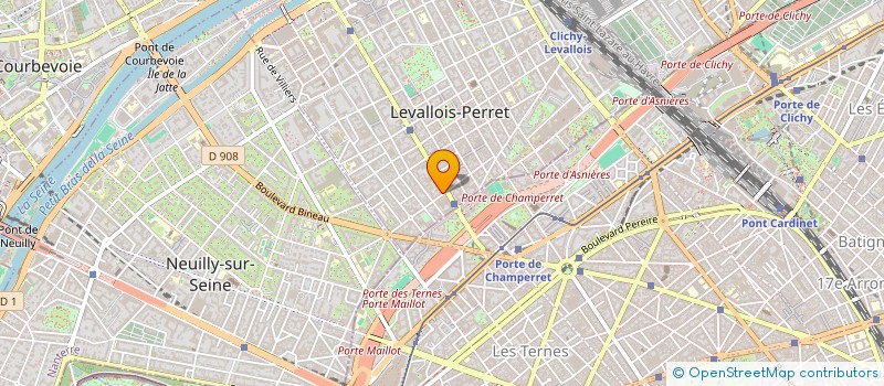 localisation de l'entreprise COLLIERS INTERNATIONAL FRANCE à LEVALLOIS-PERRET