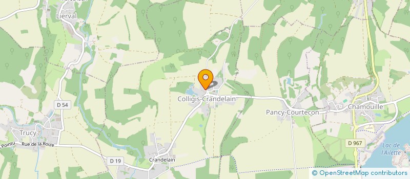 localisation de l'entreprise COLLIGLISSE  COLLIGIS-CRANDELAIN