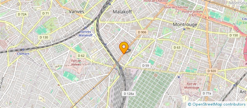 localisation de l'entreprise COLLIGNON  MONTROUGE