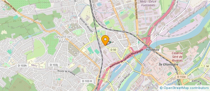 localisation de l'entreprise COLLIGNON à METZ