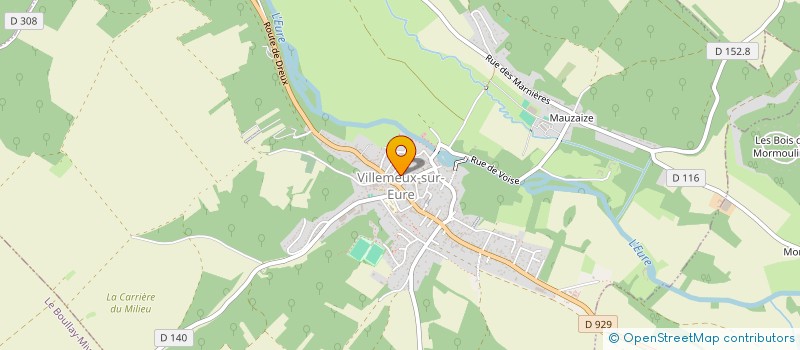 localisation de l'entreprise COLLIGNON à VILLEMEUX-SUR-EURE