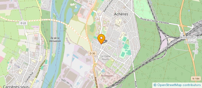 localisation de l'entreprise COLLIGNON FAMILY INVEST  ACHERES