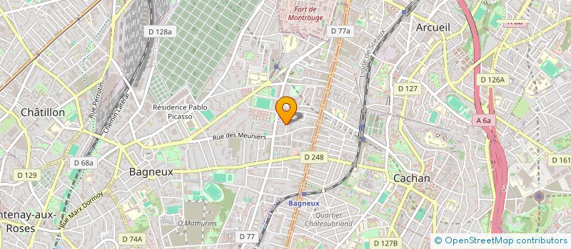 localisation de l'entreprise COLLIN  BAGNEUX
