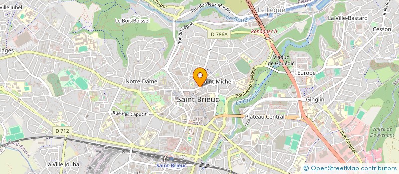 localisation de l'entreprise COLLIN à SAINT-BRIEUC