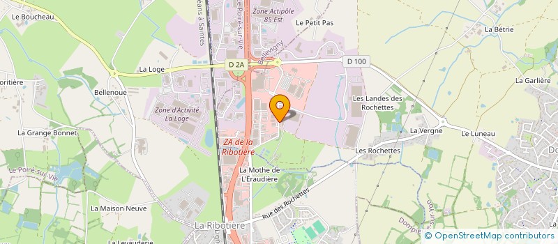 localisation de l'entreprise COLLIN  DOMPIERRE-SUR-YON