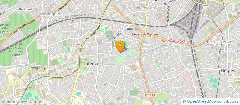 localisation de l'entreprise COLLIN DUBOTS  TALENCE