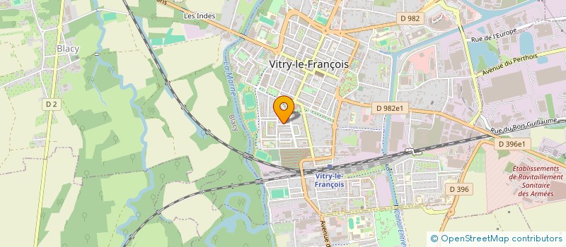 localisation de l'entreprise COLLIN GNJC  VITRY-LE-FRANCOIS