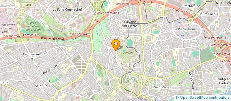 localisation de l'entreprise COLLIN-HOFFELE à CAEN