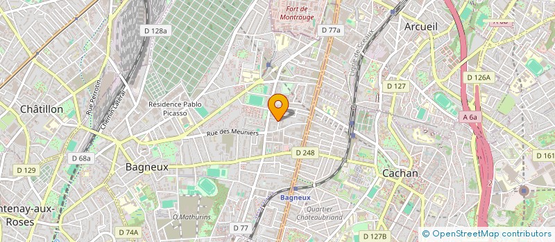 localisation de l'entreprise COLLIN MEDICAL à BAGNEUX