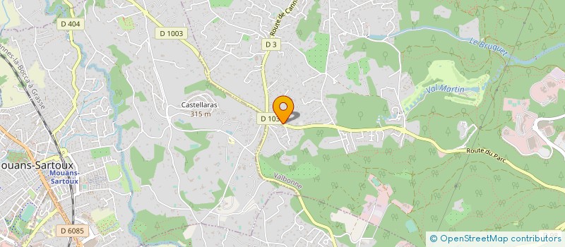 localisation de l'entreprise COLLIN-NIEZA HOLDING  VALBONNE