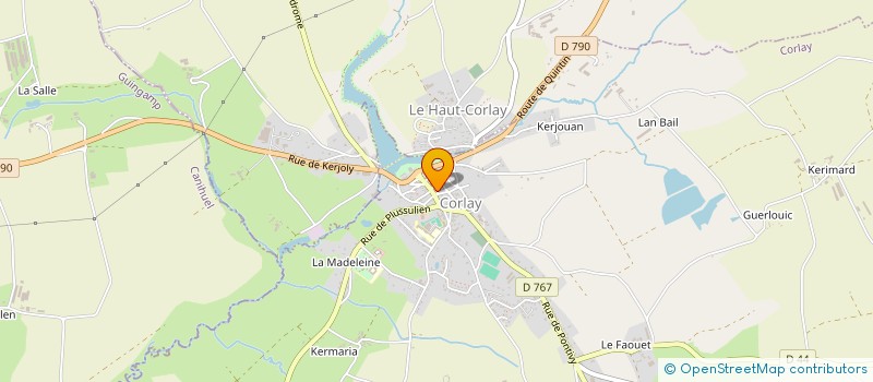 localisation de l'entreprise COLLIN PAYS DE CORLAY à CORLAY