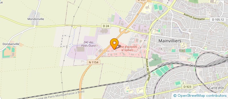 localisation de l'entreprise COLLIN PERE ET FILS à MAINVILLIERS