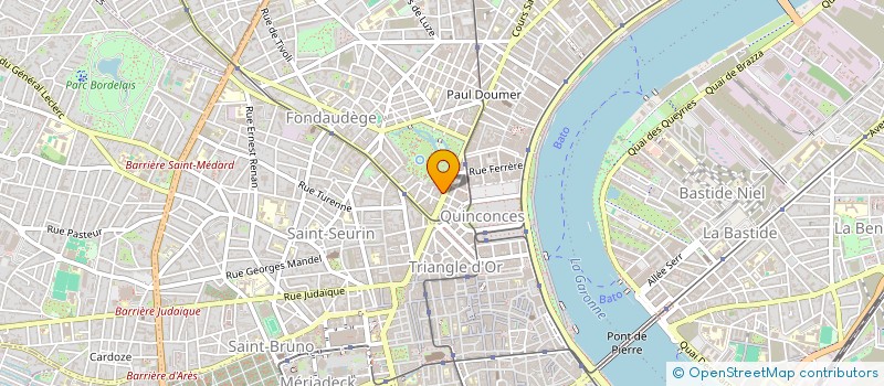 localisation de l'entreprise COLLIN REALESTATE à BORDEAUX