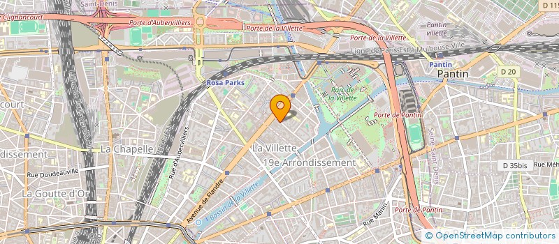 localisation de l'entreprise COLLINE CO à PARIS