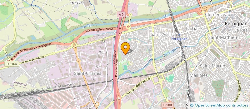 localisation de l'entreprise COLLINE DE MALBOSC à PERPIGNAN