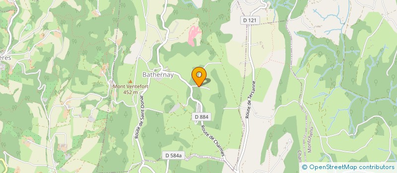 localisation de l'entreprise COLLINEA  BATHERNAY