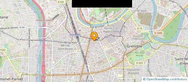 localisation de l'entreprise COLLINES à GRENOBLE