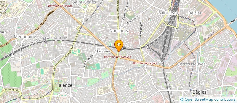 localisation de l'entreprise COLLINES  BORDEAUX