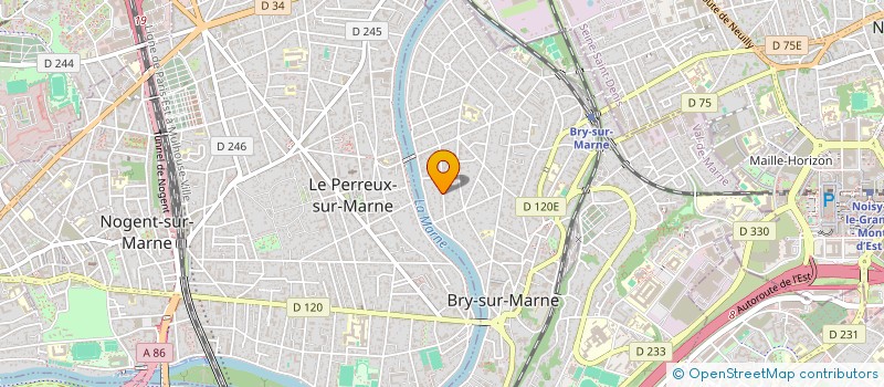 localisation de l'entreprise COLLINET CAPITAL  BRY-SUR-MARNE