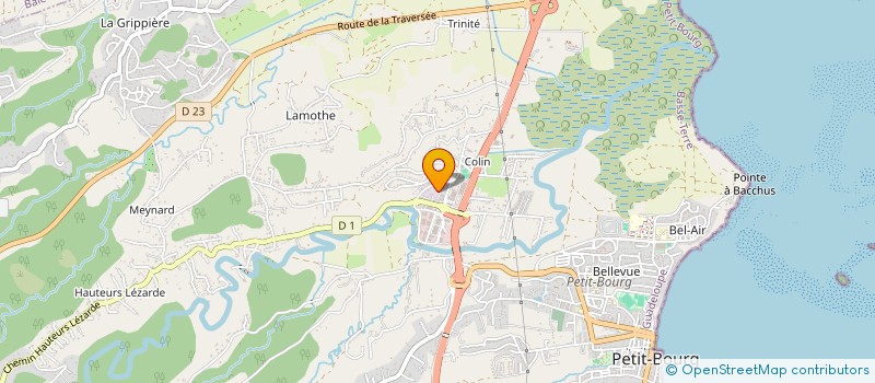 localisation de l'entreprise COLLINS  PETIT-BOURG