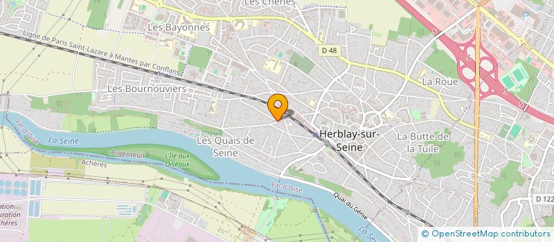 localisation de l'entreprise COLLINS,AVE  HERBLAY-SUR-SEINE