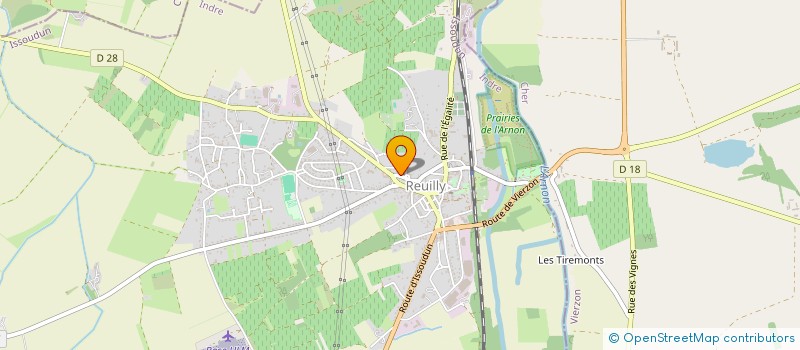 localisation de l'entreprise COLLIOT IMMO à REUILLY