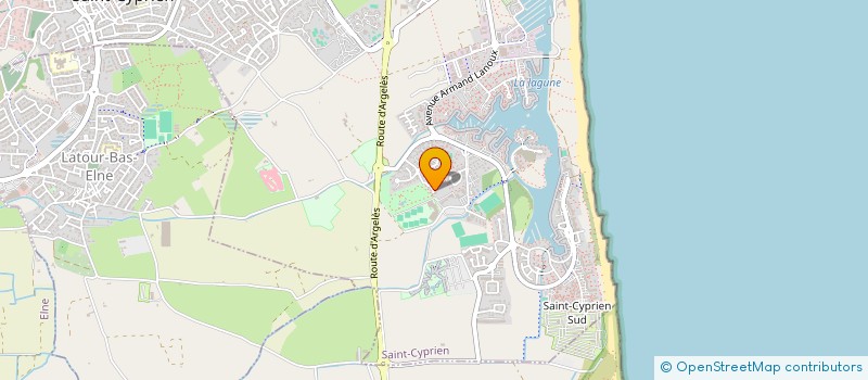 localisation de l'entreprise COLLIOURE INVESTISSEMENTS  SAINT-CYPRIEN