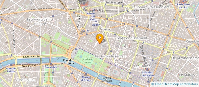 localisation de l'entreprise COLLIOURE ORGAGECO ET CIE à PARIS