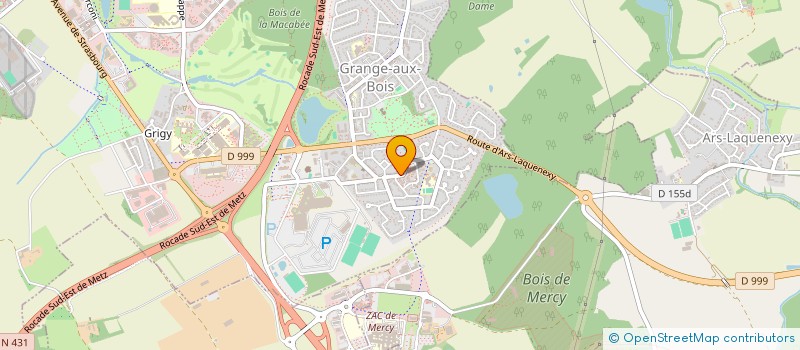 localisation de l'entreprise COLLMANN - LECAILLON  METZ