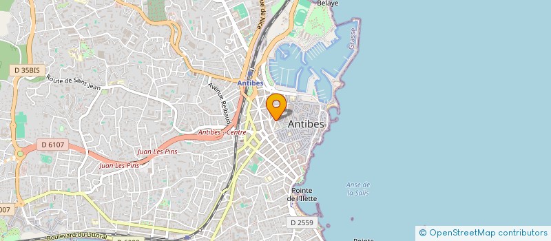 localisation de l'entreprise COLLO à ANTIBES