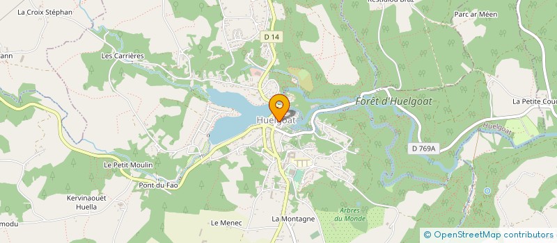 localisation de l'entreprise COLLOBERT  HUELGOAT