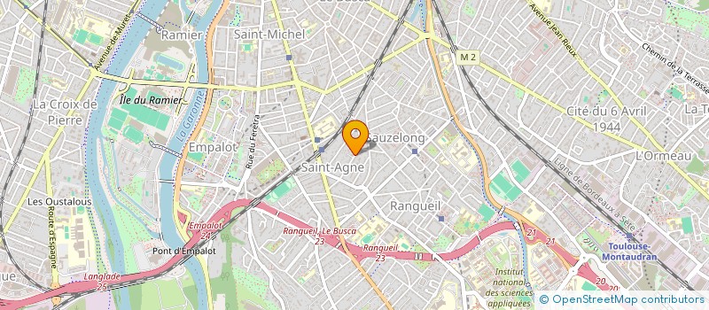 localisation de l'entreprise COLLOC à TOULOUSE