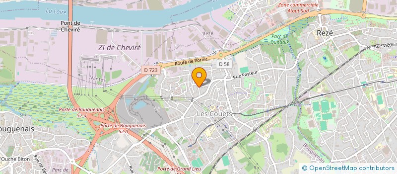 localisation de l'entreprise COLLODI à BOUGUENAIS
