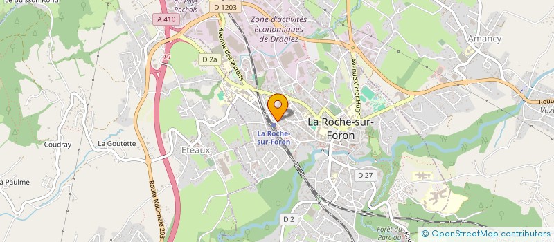 localisation de l'entreprise COLLOMB FRERES  LA ROCHE SUR FORON