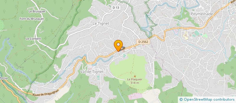 localisation de l'entreprise COLLOMB MOTO à LE TIGNET