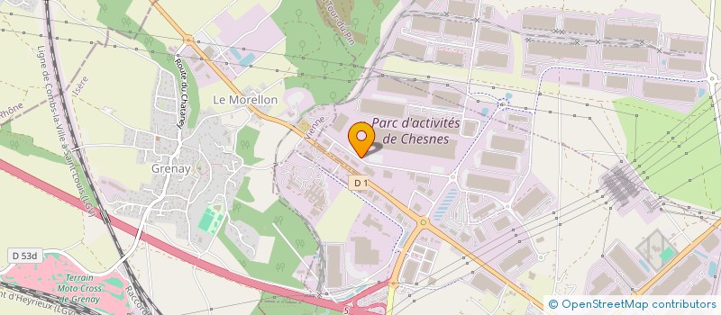 localisation de l'entreprise COLLOMB-MURET AUTOMOBILES à SAINT-QUENTIN-FALLAVIER