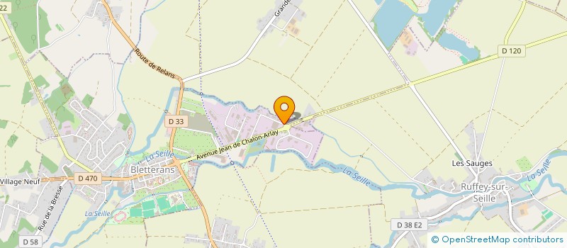 localisation de l'entreprise COLLOMB-ROZE  BLETTERANS