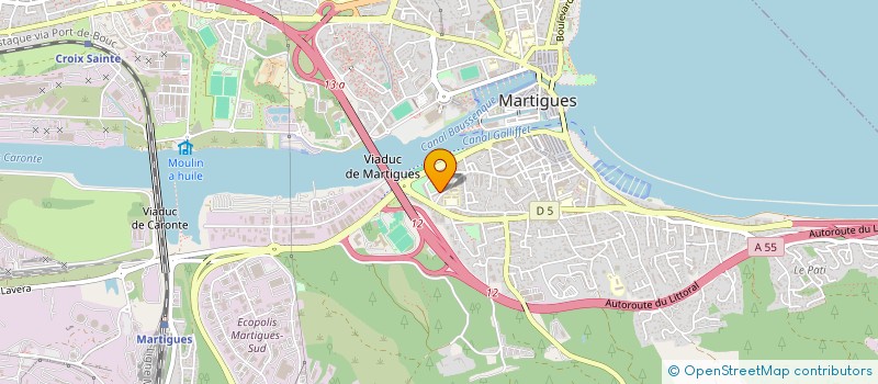 localisation de l'entreprise COLLOMB VIZDOMINE à MARTIGUES