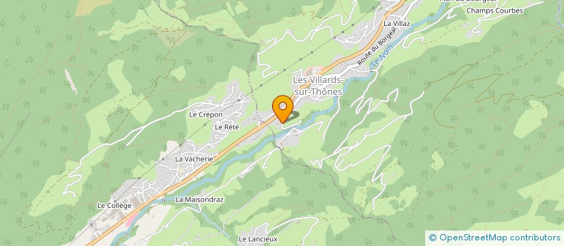 localisation de l'entreprise COLLOMBY LAURENCE ET CHRISTIAN  LE GRAND-BORNAND